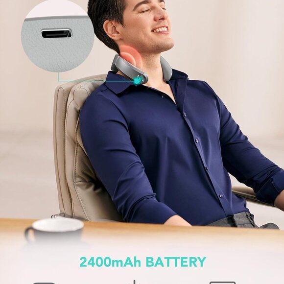 SKG Neck Massager with Heat-9D Portable Deep Tissue Neck Massager G7 Pro Max - Picture 6 of 7